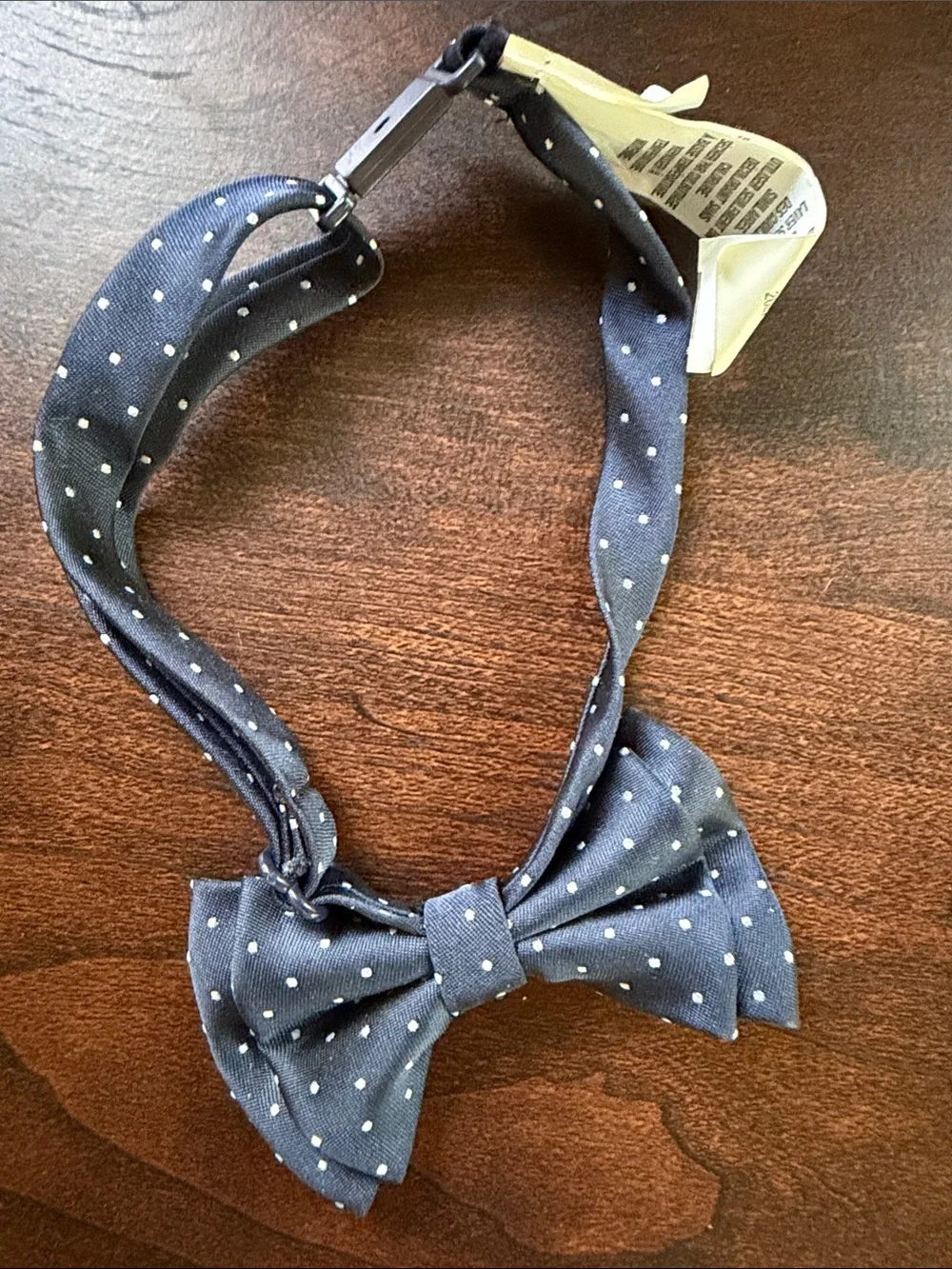 The Children's Place Navy Polka Dot Pre-Tied Bow Tie